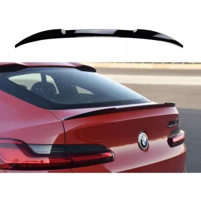 Spoiler de Coffre pour BMW X4 G02 à partir de 11/2018 - Noir Brillant