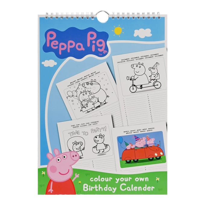 Peppa Pig kleuren - 30 x 22 cm