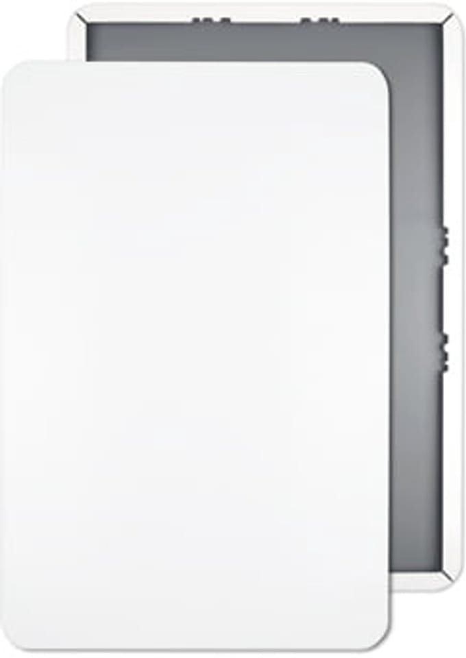 Parkeerbord 45x30 cm - blanco