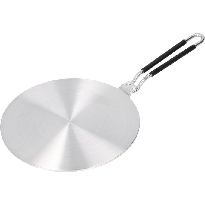 Hittediffuser RVS Inductie Adapterplaat voor Gasfornuis Keukengerei22cm white