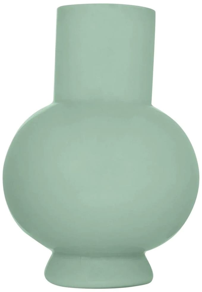 Hakbijl Glass Bloemenvaas Deborah - Groen - glas - D31 x H39 cm