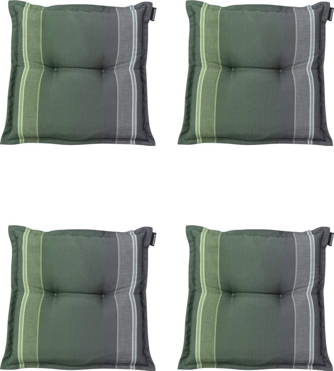 Madison - Zitkussen - Universeel - 4st - 50x50cm - Stef Green - Groen
