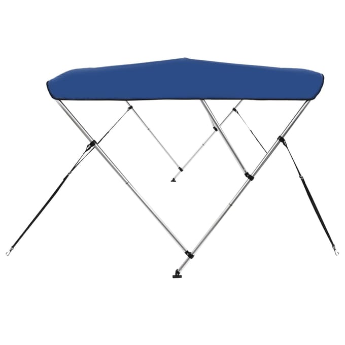 vidaXL - Biminitop - 3-boogs - 183x160x137 - cm - blauw