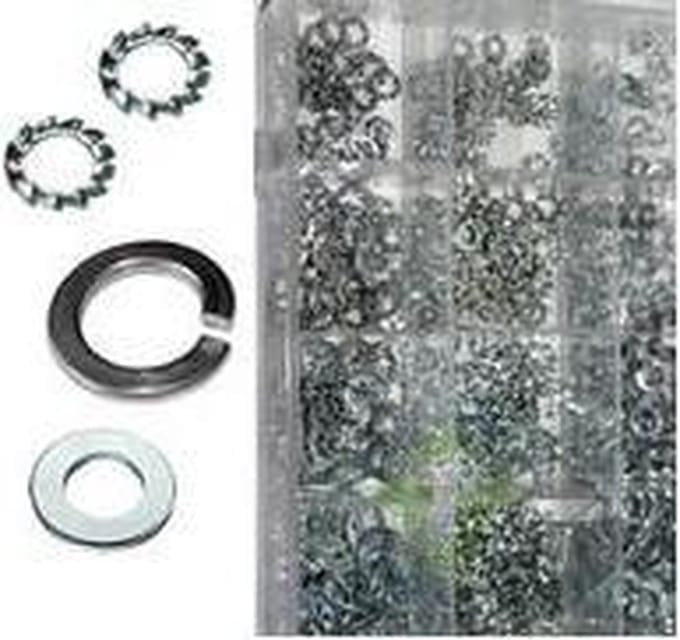 veerringen assortiment - 720 delig - verschillende maten - benson