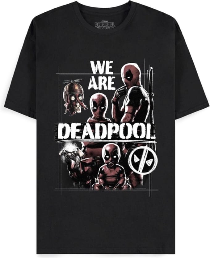Marvel Deadpool - We Are Heren T-shirt - S - Zwart