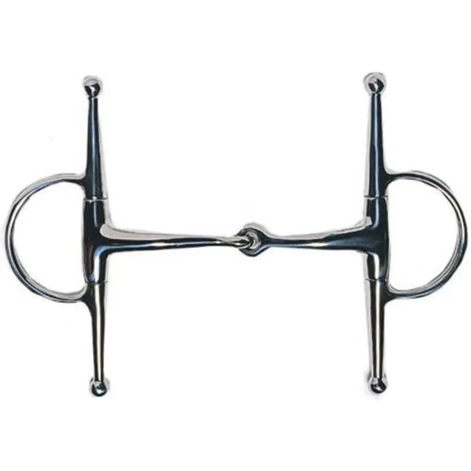 Roestvrij stalen snaffle bit voor paarden Weatherbeeta Korsteel