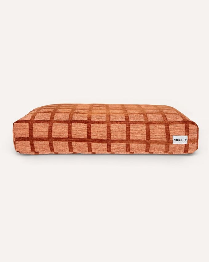 Dogguo Check Bed Mokka&Bruin - Hondenmatras - L