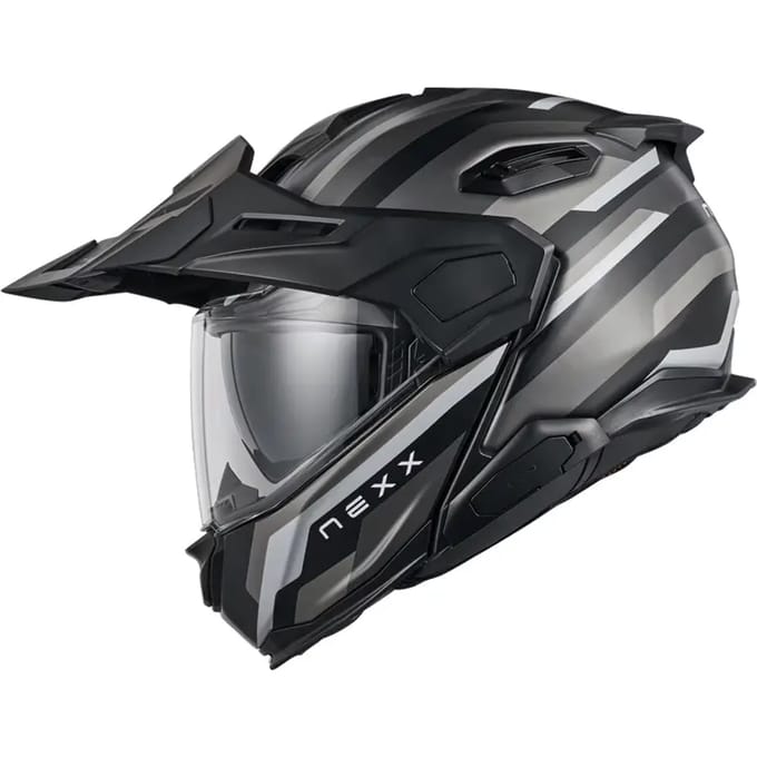 Nexx X.Lifecountry Westbound Zwart Mat Grijs Systeemhelm - Helm