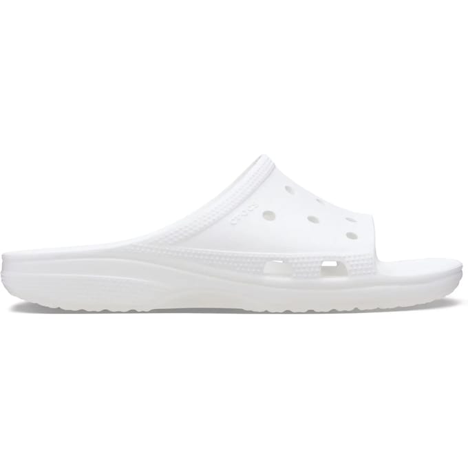 Crocs Classic Slide Thermoplastische Vrouwen Witte Slippers