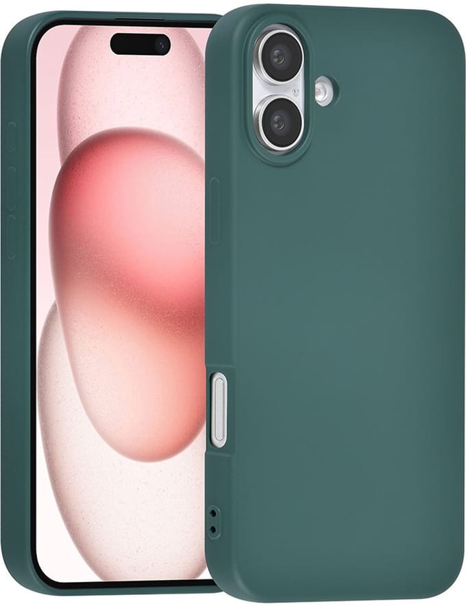TUNIQ telefoonhoesje voor Apple iPhone 16 Plus - TPU backcover - Groen