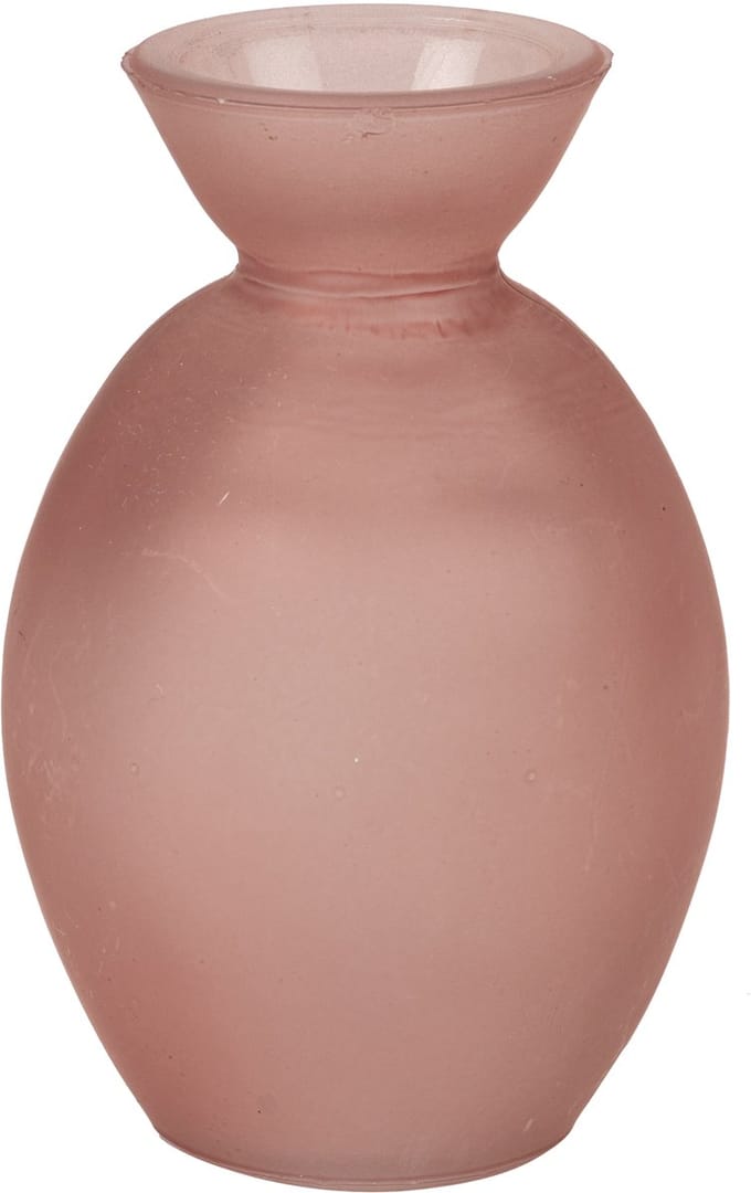 ARTYFETES - Roze glazen vaas 150ml mat afwerking