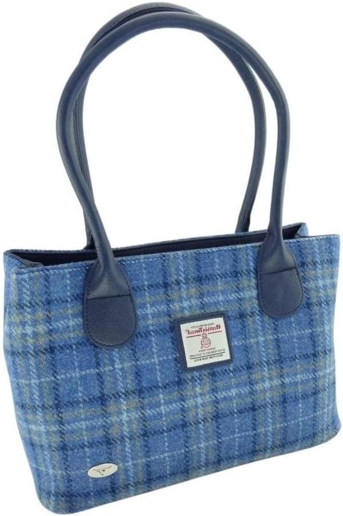 Schoudertas - Draagtas - Dagelijks Gebruik - Echte Harris Tweed - 38 cm - Multicolor