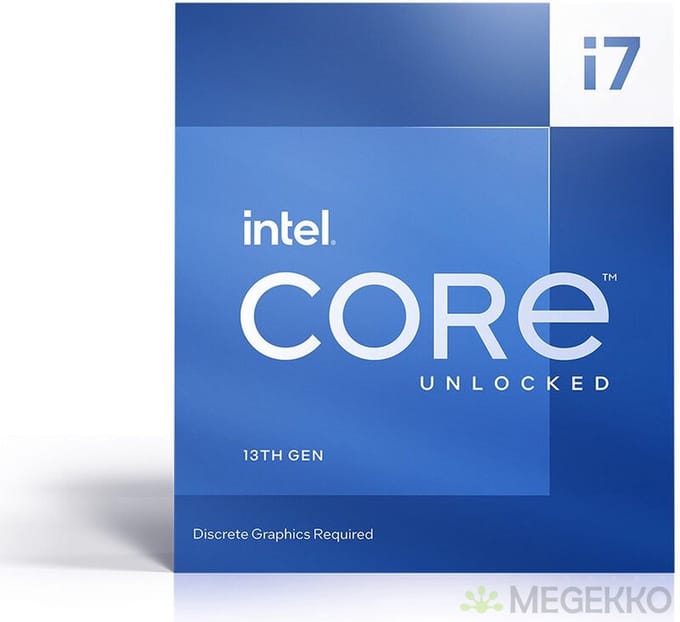 Intel Core i7 13700KF - Processor 3.4 GHz (5.4 GHz) - 16 core 8P+8E - 24 threads - 30 MB cache - LGA1700 Socket - doos