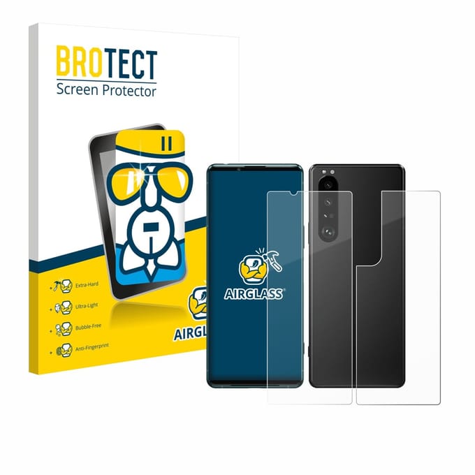 Screenprotector voor Sony Xperia 5 III (Voor+Achter) Beschermglas transparant