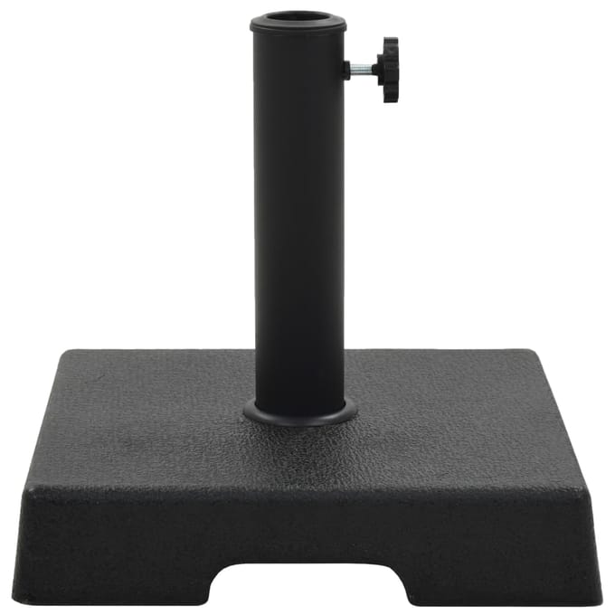 vidaXL - Parasolvoet - vierkant - 8 - kg - polyresin - zwart