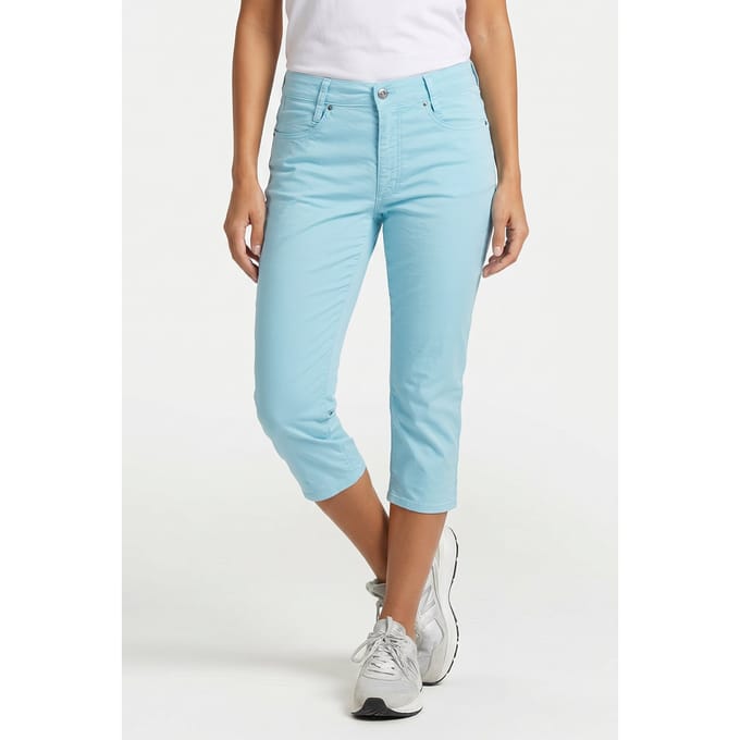 Atelier Gardeur Ingac1 Mint Maat: 42 | Straight Broeken Outlet | Dames | Blauw