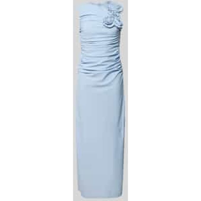 Cocktailjurk met florale applicaties model 'DONA'