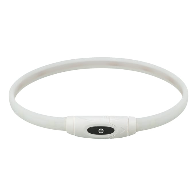 Trixie - Halsband Hond - USB - Lichtgevend - Oplaadbaar - Siliconen - Meerkleurig - 65 cm