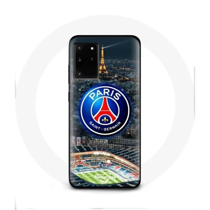Samsung Galaxy S11 Plus hoesje psg-logo stadionnacht Eiffeltoren