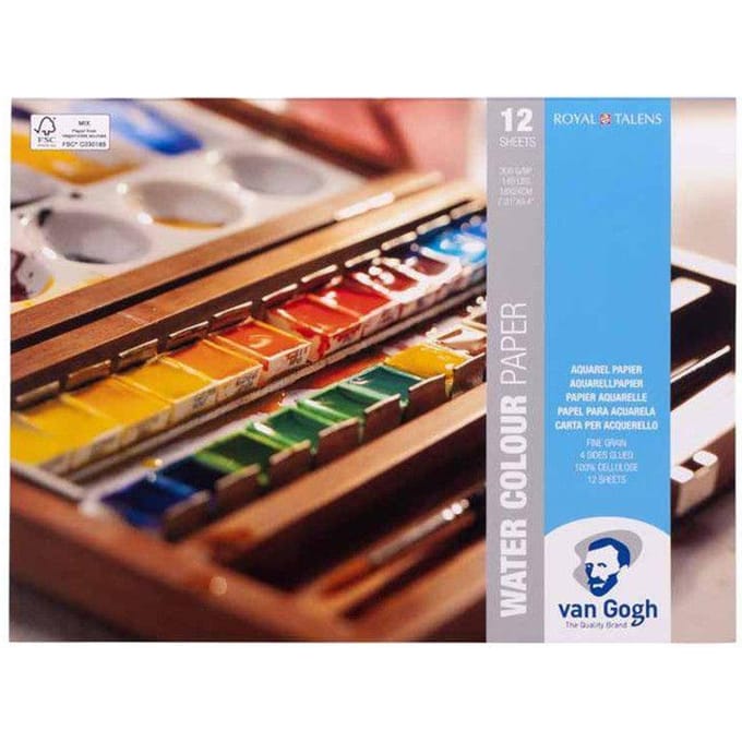 Van Gogh aquarel papier - wit - FSC mix