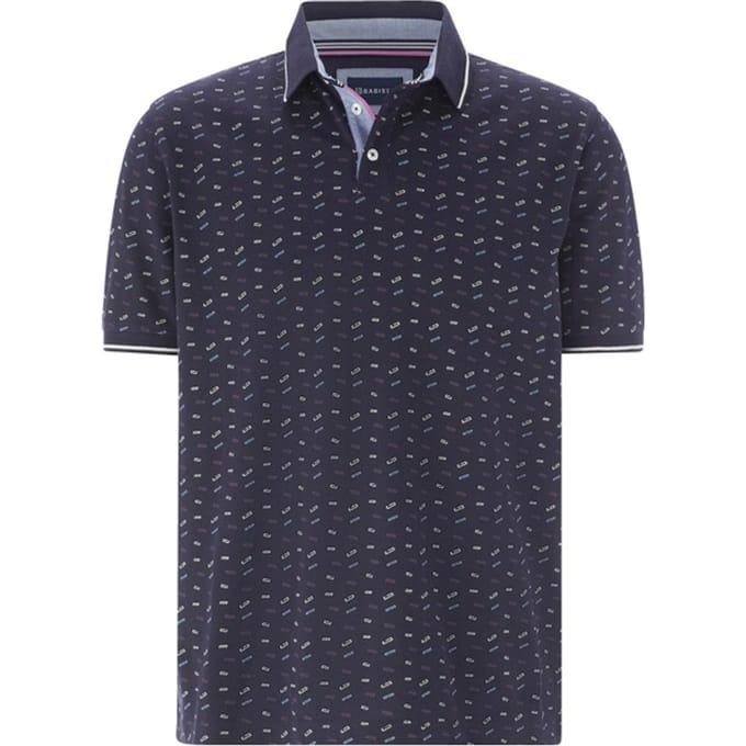 Babista herren Poloshirt - 48/50 - donkerblauw - Plus Size