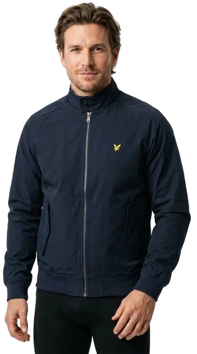 Lyle & Scott Donkerblauw Jack Met Logo