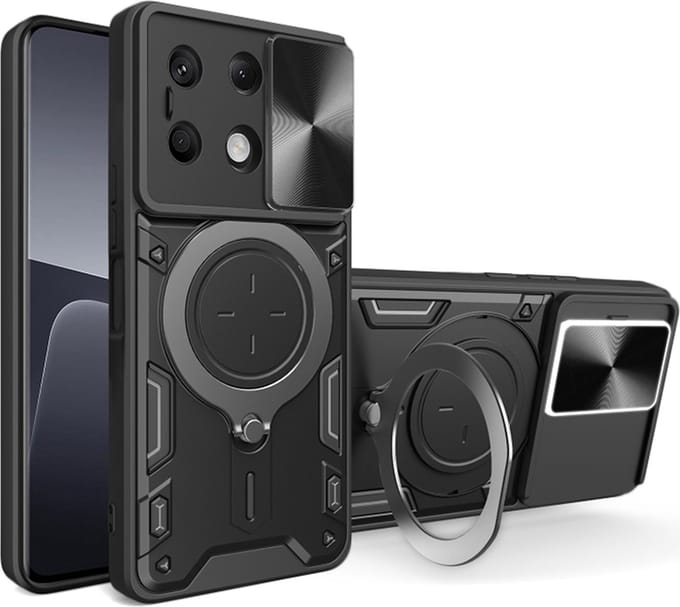 Hoesje geschikt voor Xiaomi Redmi Note 13 Pro Plus - Techsuit CamGuard Pro Back Cover - Zwart