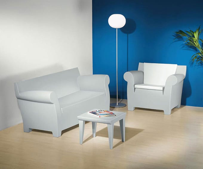 Kartell - Bubble Club salontafel - zinkwit