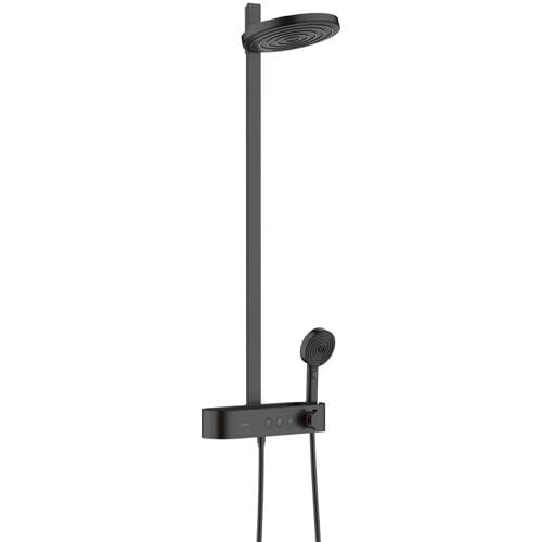 Hansgrohe Pulsify Showerpipe 260 2 spray types EcoSmart, with Shower Tablet Select 400 24241000