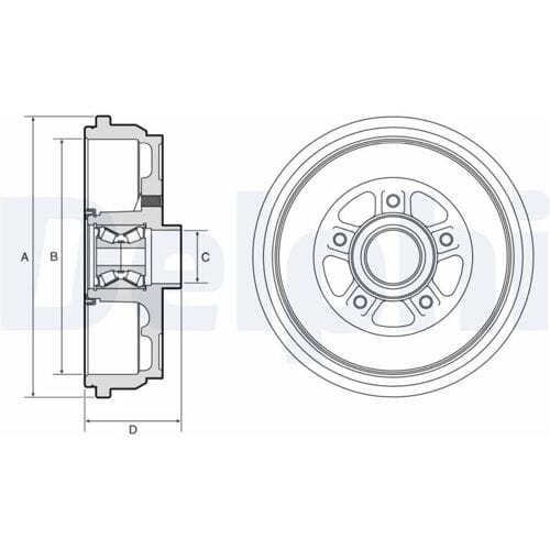 Remtrommel DELPHI BFR656