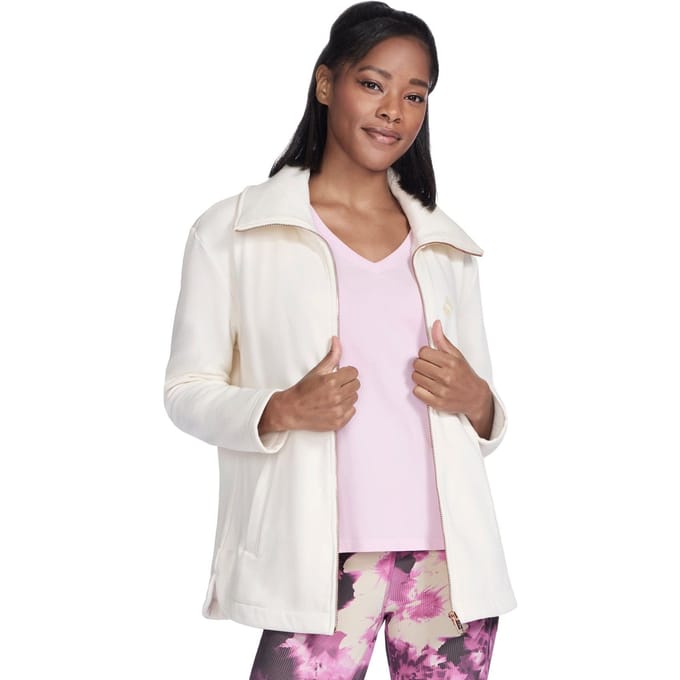 Skechers Performance GO SNUGGLE Tuniekjas Dames Off White Jas