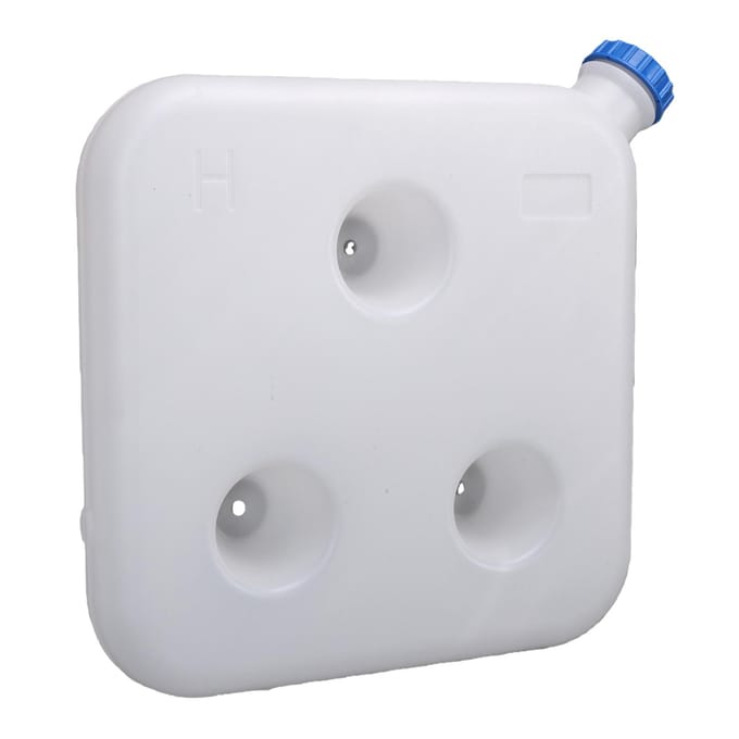 Parkeerverwarming Brandstoftank Plastic Auto Lucht Diesel Parkeerverwarming Olieopslag Brandstoftank met Montagegat 10L Brandstoftank white