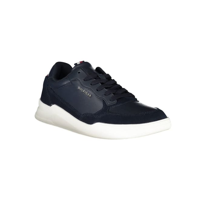 Tommy Hilfiger Blauw Leren Heren Sneakers