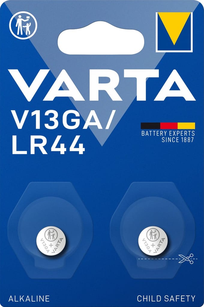 Batterij varta knoopcel 2x v13ga alkaline | 10 stuks
