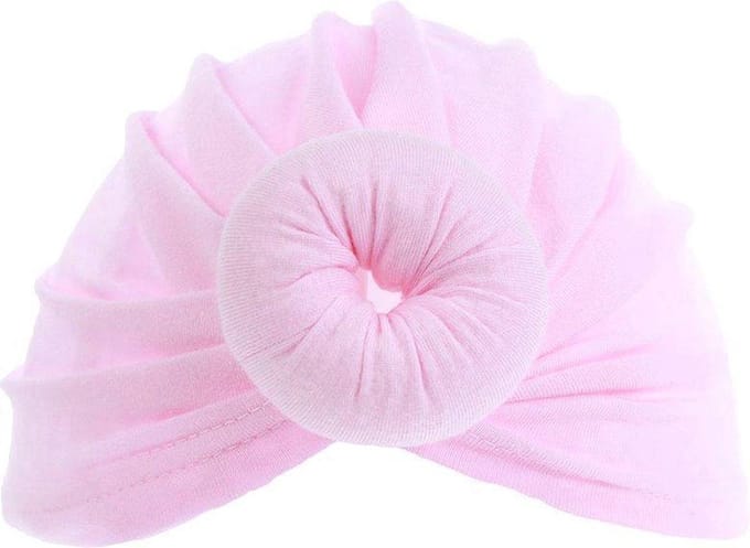 SY Goods - Baby Tulband Donut Muts | Roze |