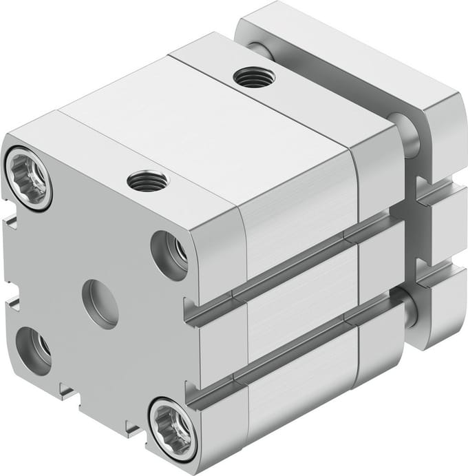Festo Compacte Cilinder 50mm Boring 20mm Slag ISO 21287 Dubbelwerkend - 574042 - P2DRB