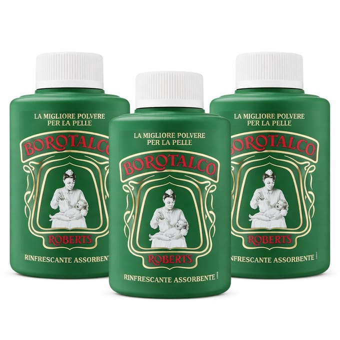 Talkpoeder Borotalco Roberts 3x200gr