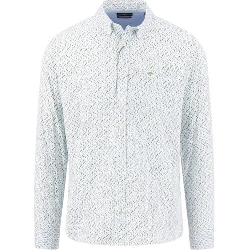 Fynch-Hatton Overhemd Seasonal Multi Pattern Button-Down Avocado / male