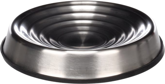 Flamingo - Eetschaal kat Lajla Rond Zilver 200 ML