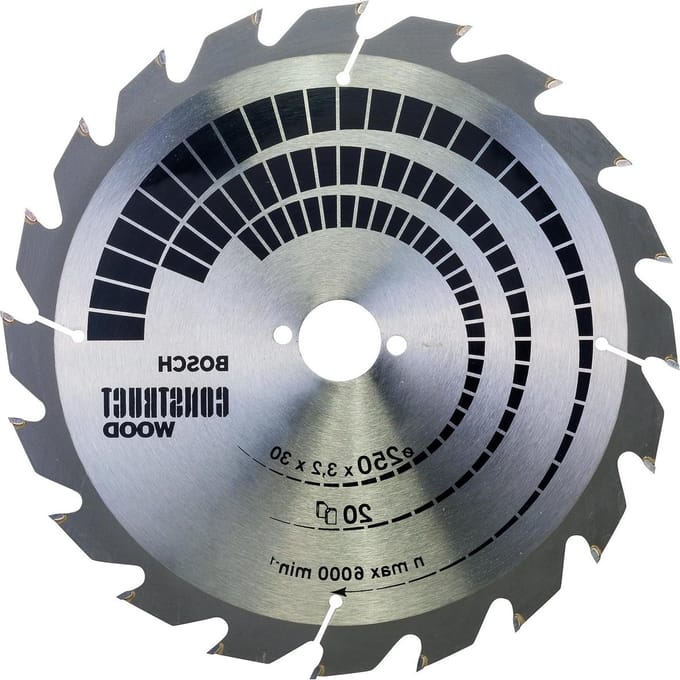 Cirkelzaagblad Construct Wood 250 X 30 X 32 Mm 20 - voor houtbewerking