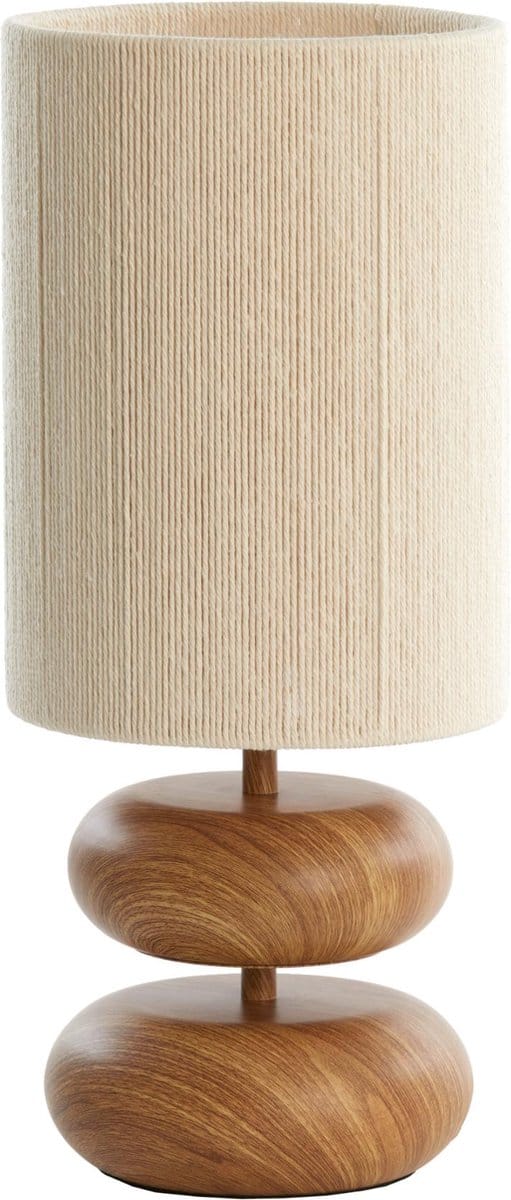Light & Living Tafellamp Danialo - Naturel - Ø22cm - Modern