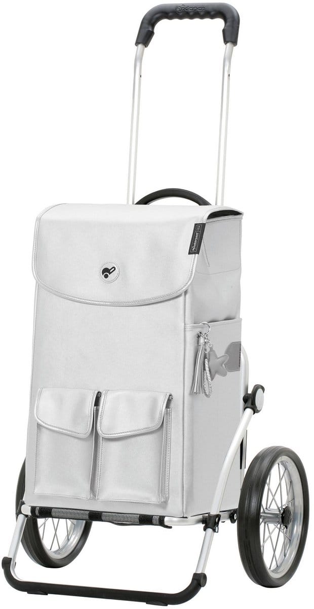 Andersen Shopper Royal Shopper Abbo Winkelwagen 54 cm - 41 L - silber
