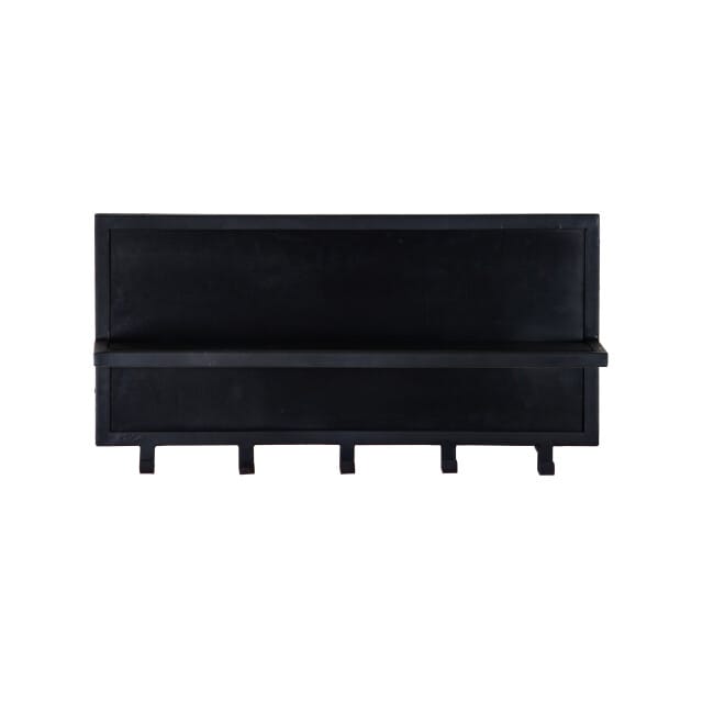Brix - Kapstok Brix Caro Black - Mangohout / Gecoat Staal