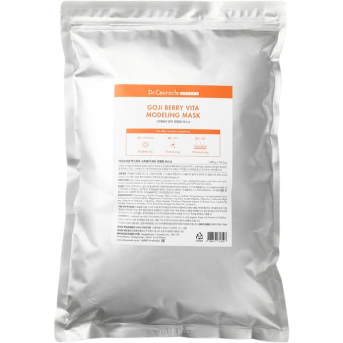 Dr. Ceuracle Expert Goji Bes Vita Modellering Masker Pak Verhelderend Revitaliserend 1kg white