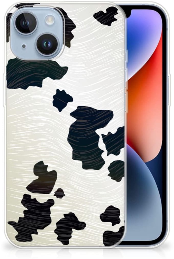 Apple iPhone 14 TPU Hoesje Koeienvlekken