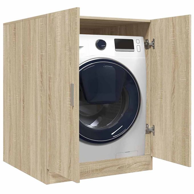vidaXL - Wasmachinekast - 70,5x71,5x91,5 - cm - sonoma - eikenkleurig
