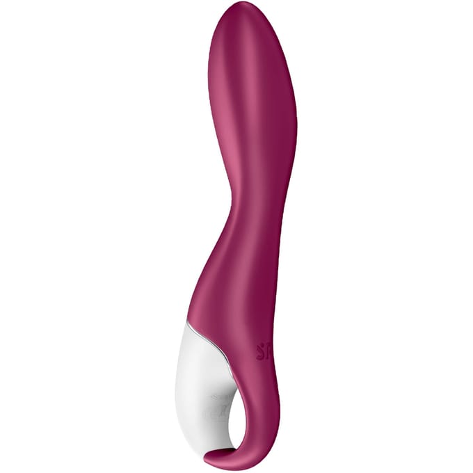 Satisfyer, Bluetooth G-spot vibrator, Heated Thrill, 20,5 cm, met app, met warmtefunctie, gemaakt van siliconen
