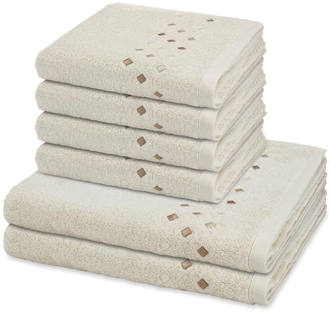 Ross Sonstiges 4 X handdoek 2 X douchehanddoek - in set 6 pack Stoneline