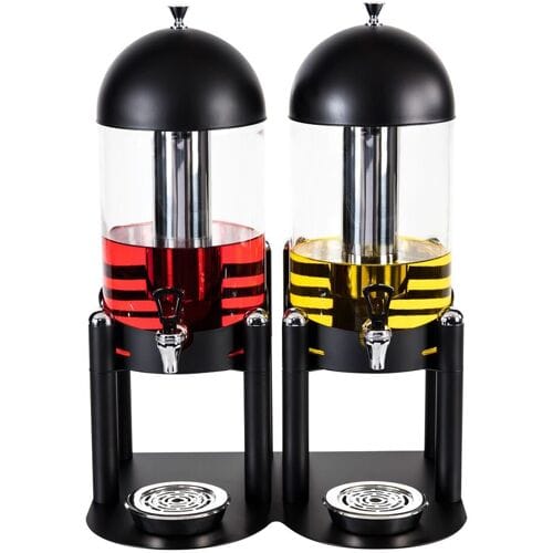 GGM Gastro Saftspender - 2x 6 Liter - Schwarz Zwart