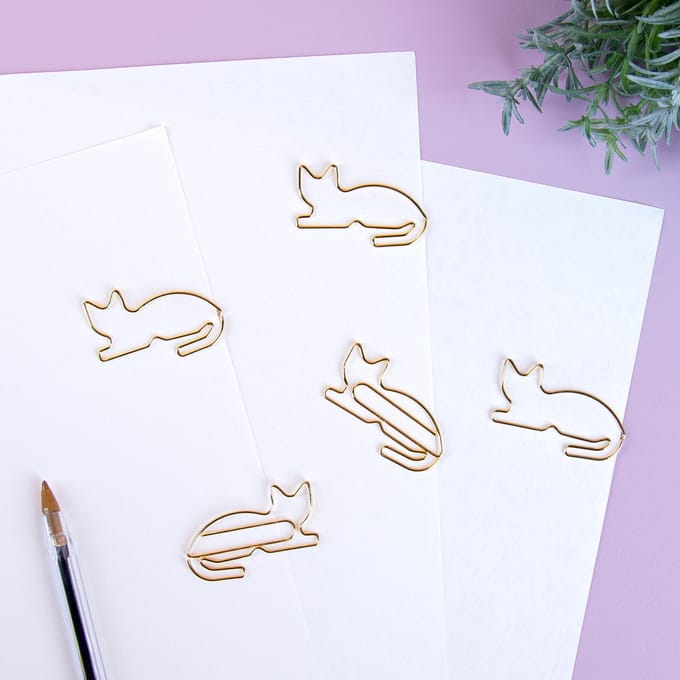 Suck Uk Paperclips Kat 3,9 X 2,7 Cm Staal Goud 5 Stuks